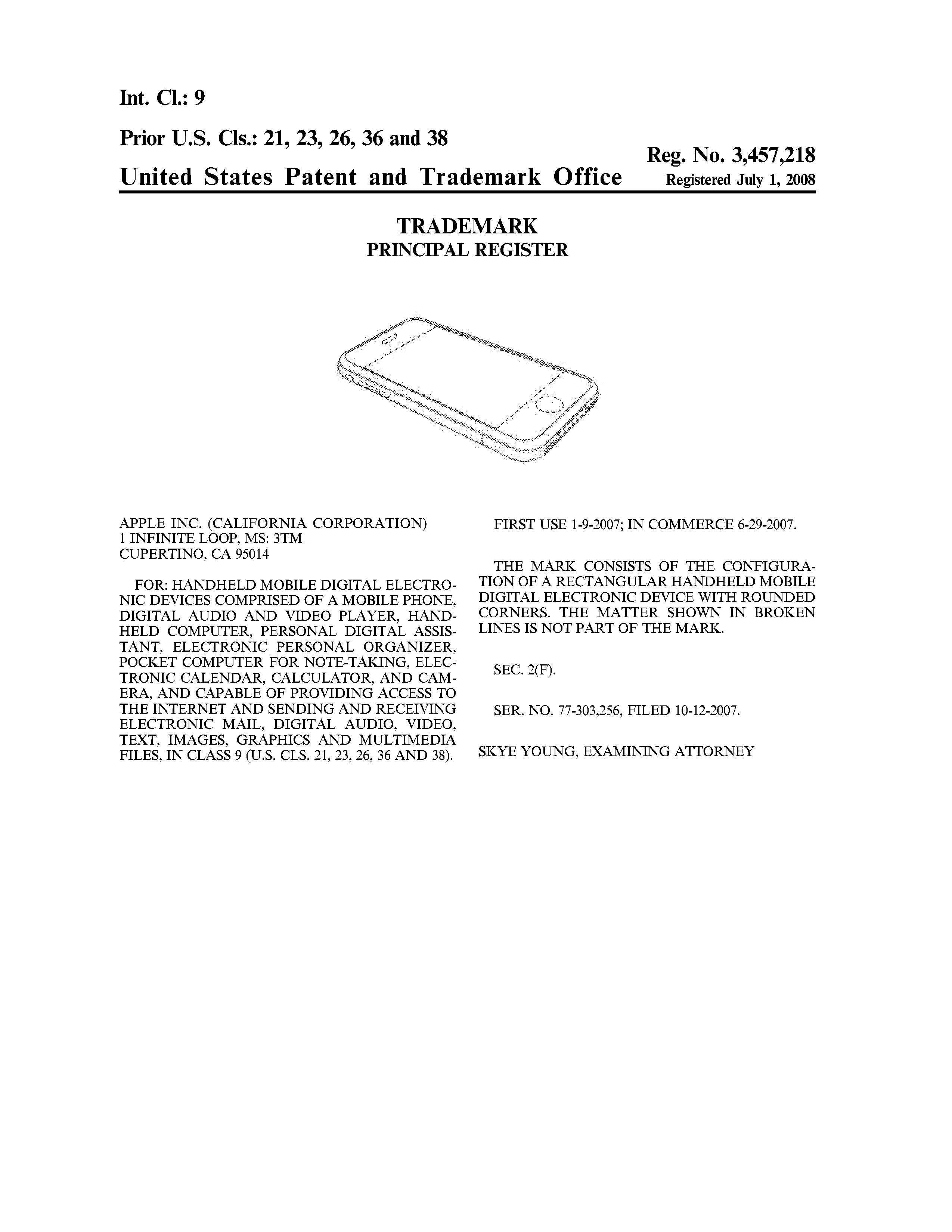 USPTO TSDR Case Viewer