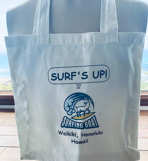 Tote bag with Surfing Goat logo 