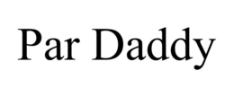 PAR DADDY