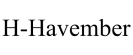 H-HAVEMBER