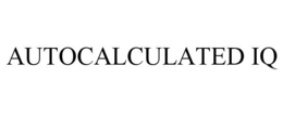 AUTOCALCULATED IQ