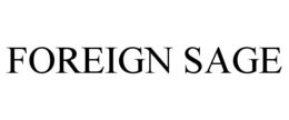 FOREIGN SAGE