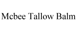 MCBEE TALLOW BALM