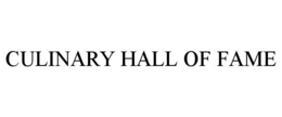 CULINARY HALL OF FAME