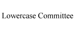 LOWERCASE COMMITTEE