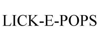 LICK-E-POPS