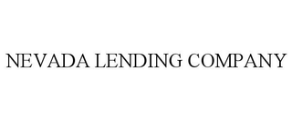 NEVADA LENDING COMPANY