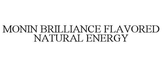 MONIN BRILLIANCE FLAVORED NATURAL ENERGY