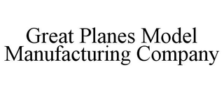 GREAT PLANES MODEL MANUFACTURING COMPANY