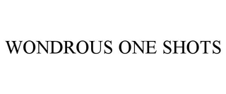 WONDROUS ONE SHOTS