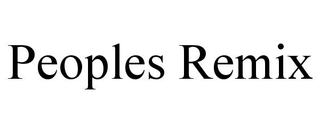 PEOPLES REMIX