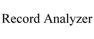 RECORD ANALYZER