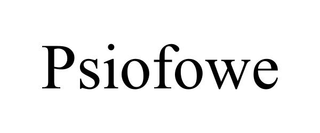 PSIOFOWE