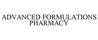 ADVANCED FORMULATIONS PHARMACY