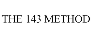 THE 143 METHOD