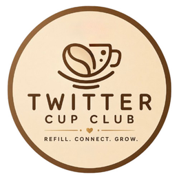 TWITTER CUP CLUB REFILL. CONNECT. GROW.