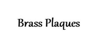 BRASS PLAQUES