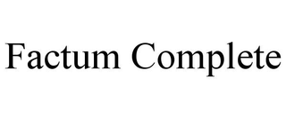 FACTUM COMPLETE