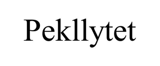 PEKLLYTET