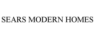 SEARS MODERN HOMES