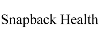 SNAPBACK HEALTH