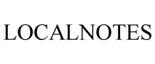 LOCALNOTES