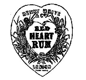 HENRY WHITE AND CO.'S RED HEART RUM LONDON