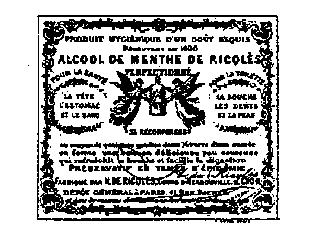 ALCOOL DE MENTHE DE RICQLES