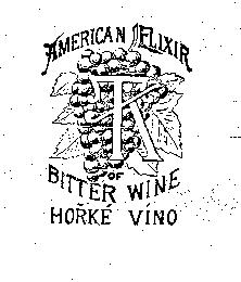 TK AMERICAN ELIXIR OF BITTER WINE HORKE VINO