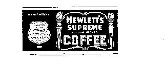 HEWLETT'S SUPREME HEWLETT BROS. CO.