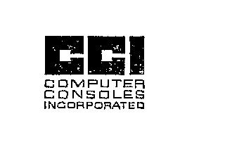 CCI COMPUTER CONSOLES INCORPORATED
