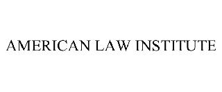 AMERICAN LAW INSTITUTE
