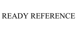 READY REFERENCE