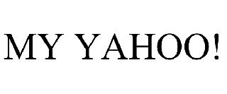 MY YAHOO!