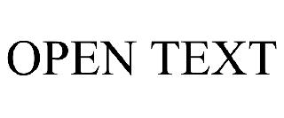 OPEN TEXT