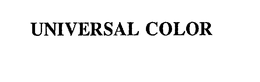 UNIVERSAL COLOR