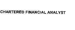 CHARTERED FINANCIAL ANALYST