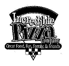 INCREDIBLE PIZZA COMPANY GREAT FOOD, FUN, FAMILY & FRIENDS