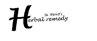 DR. WAHID'S HERBAL REMEDY