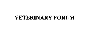 VETERINARY FORUM