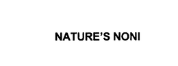 NATURE'S NONI