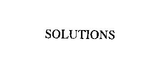 SOLUTIONS