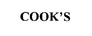 COOK'S