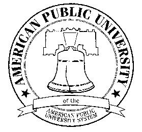 AMERICAN PUBLIC UNIVERSITY OF THE AMERICAN PUBLIC UNIVERSITY SYSTEM