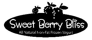 SWEET BERRY BLISS ALL NATURAL NON-FAT FROZEN YOGURT