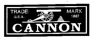 CANNON TRADE MARK U.S.A. 1887