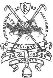 INTERNATIONAL 1967 CHALLENGE CUP PRL-NYC RALPH LAUREN COMPANY RL