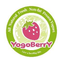 YOGOBERRY ALL NATURAL FRESH NON-FAT FROZEN YOGURT LIVE A HEALTHY
 LIFE