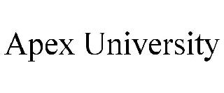 APEX UNIVERSITY