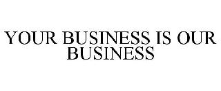 YOUR BUSINESS IS OUR BUSINESS